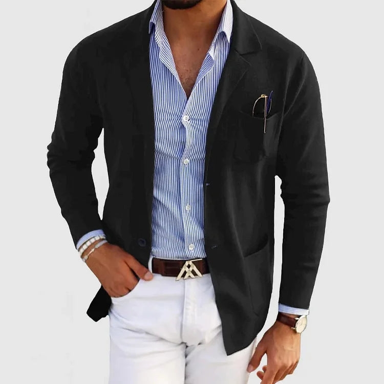 Blazer sur mesure léger pour homme – style classique automne-hiver