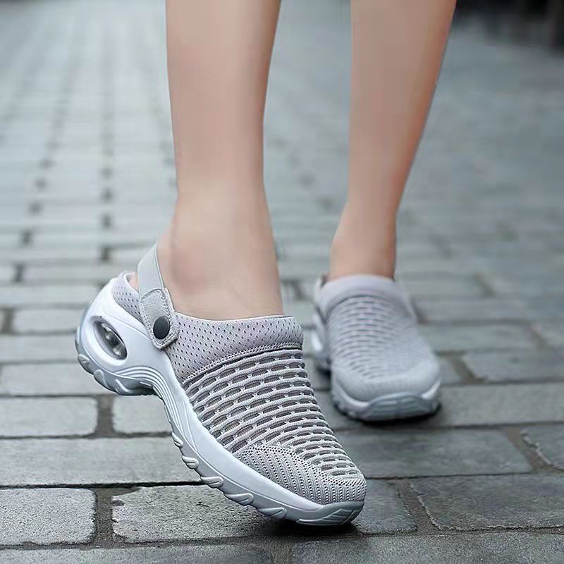 Chaussures pour femmes sans lacets avec une semelle à surface dense