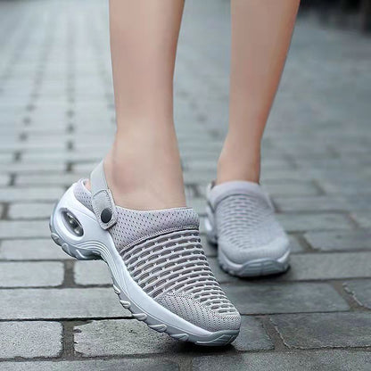Chaussures pour femmes sans lacets avec une semelle à surface dense