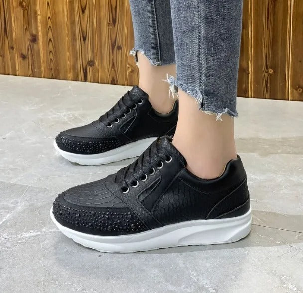 Chaussures pour usage quotidien femme, maille texturée