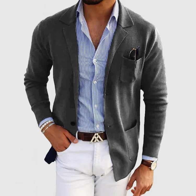 Blazer sur mesure léger pour homme – style classique automne-hiver