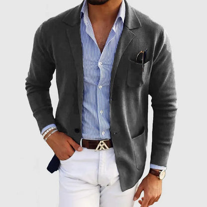 Blazer sur mesure léger pour homme – style classique automne-hiver