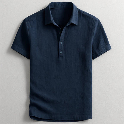 Polo En Lin Pour Hommes