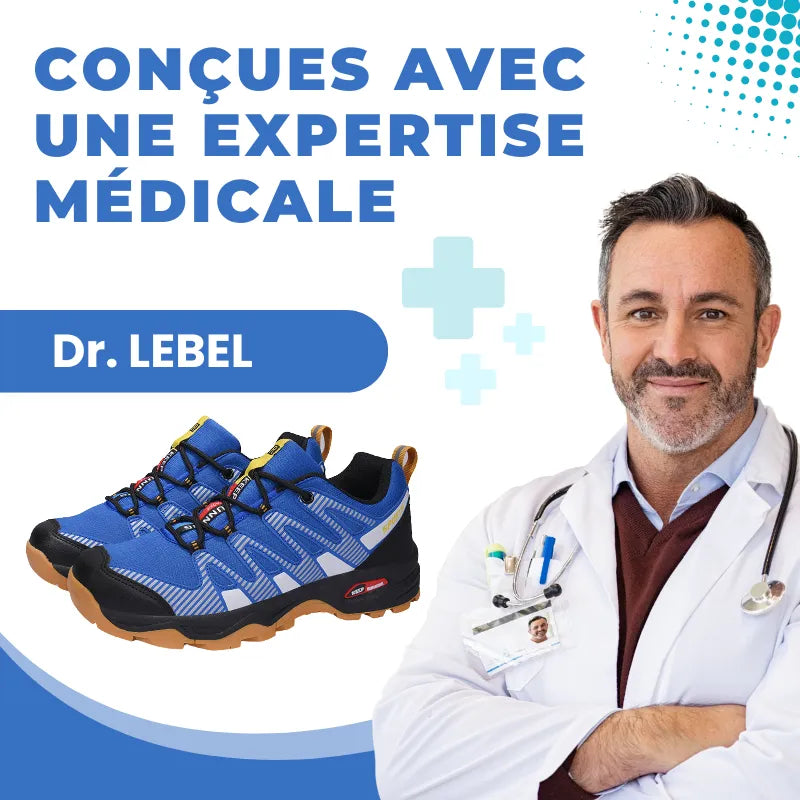 Chaussures de Marche Orthopédiques Homme – Confort, Amorti & Semelle Respirante