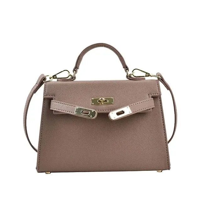 Sac bandoulière femme avec poignée rigide