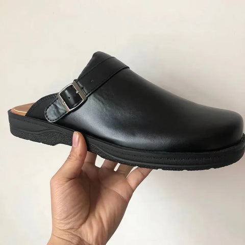 Sandales homme faciles à enfiler avec base texturée