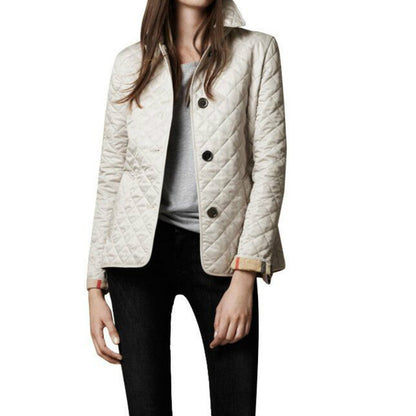 Veste mi-saison femme avec surface douce et coupe affinée