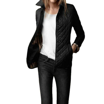 Veste mi-saison femme avec surface douce et coupe affinée