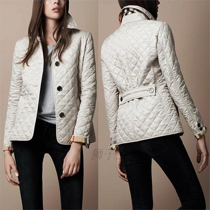 Veste mi-saison femme avec surface douce et coupe affinée