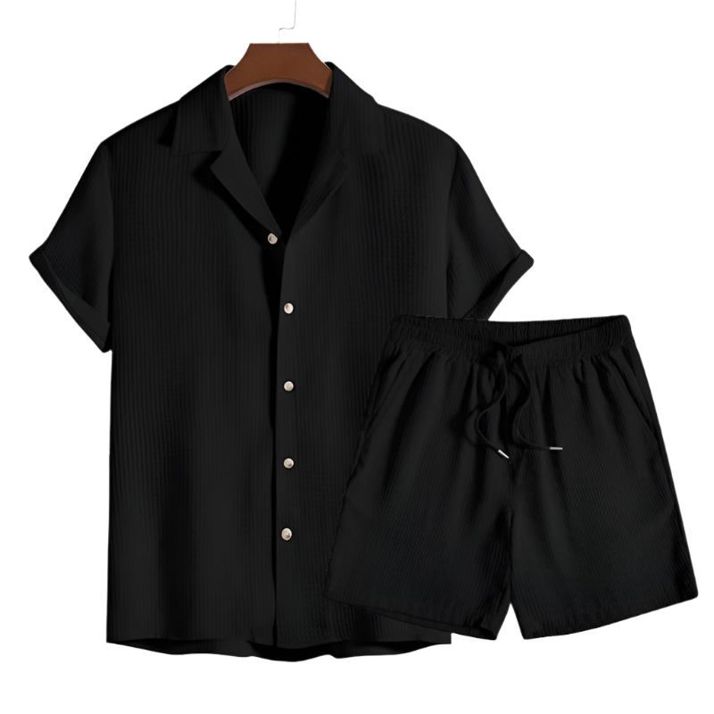 Vêtements homme été  polo et short coordonnés