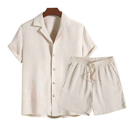 Vêtements homme été  polo et short coordonnés