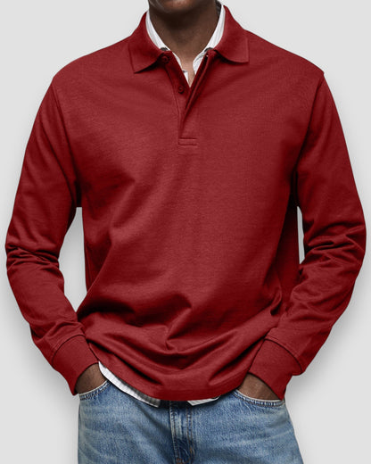 Polo à manches longues homme – coupe élégante et confortable, style polyvalent